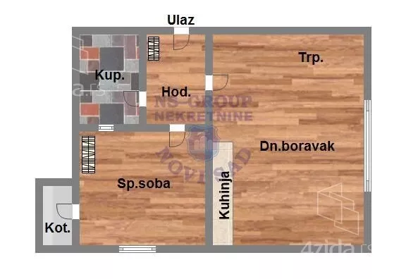 Jednoiposoban stan | 4zida