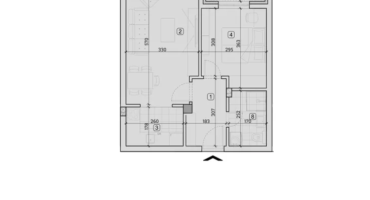 Dvosoban stan | 4zida