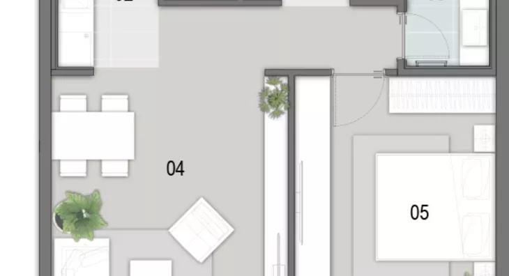 Dvosoban stan | 4zida