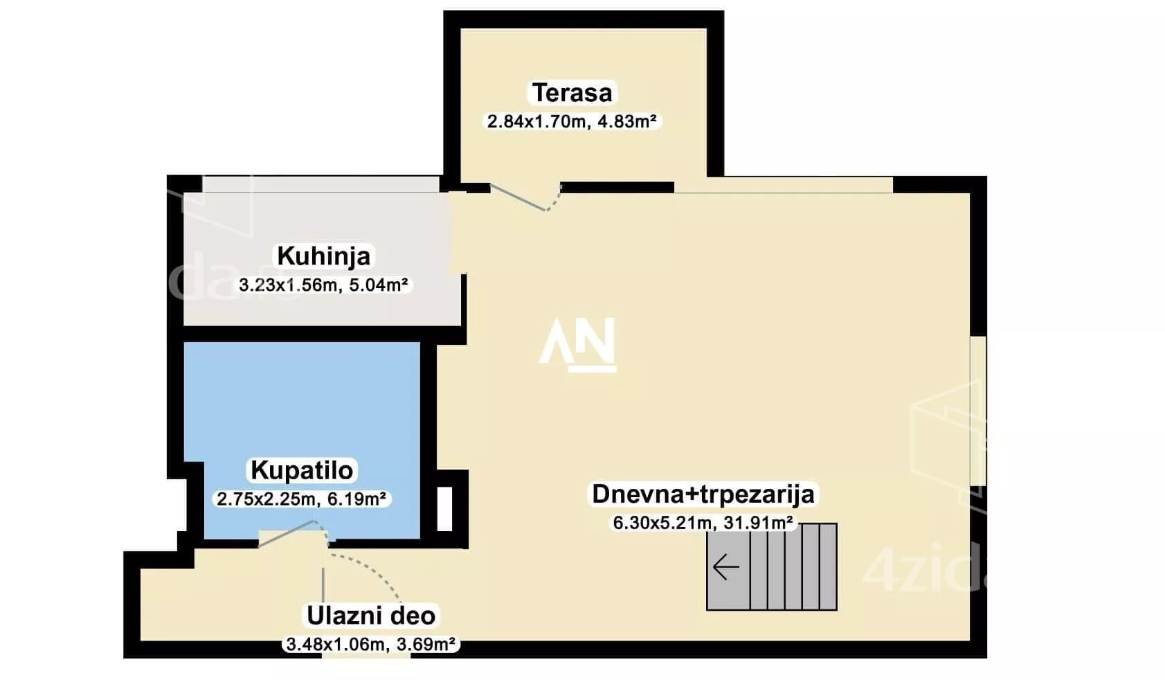 Trosoban stan | 4zida