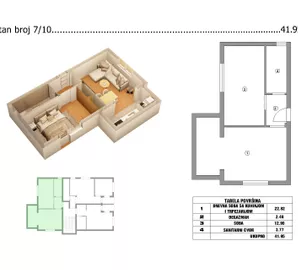 Crveni Krst, Gradske lokacije, Niš, 1.5 stan | 4zida.rs