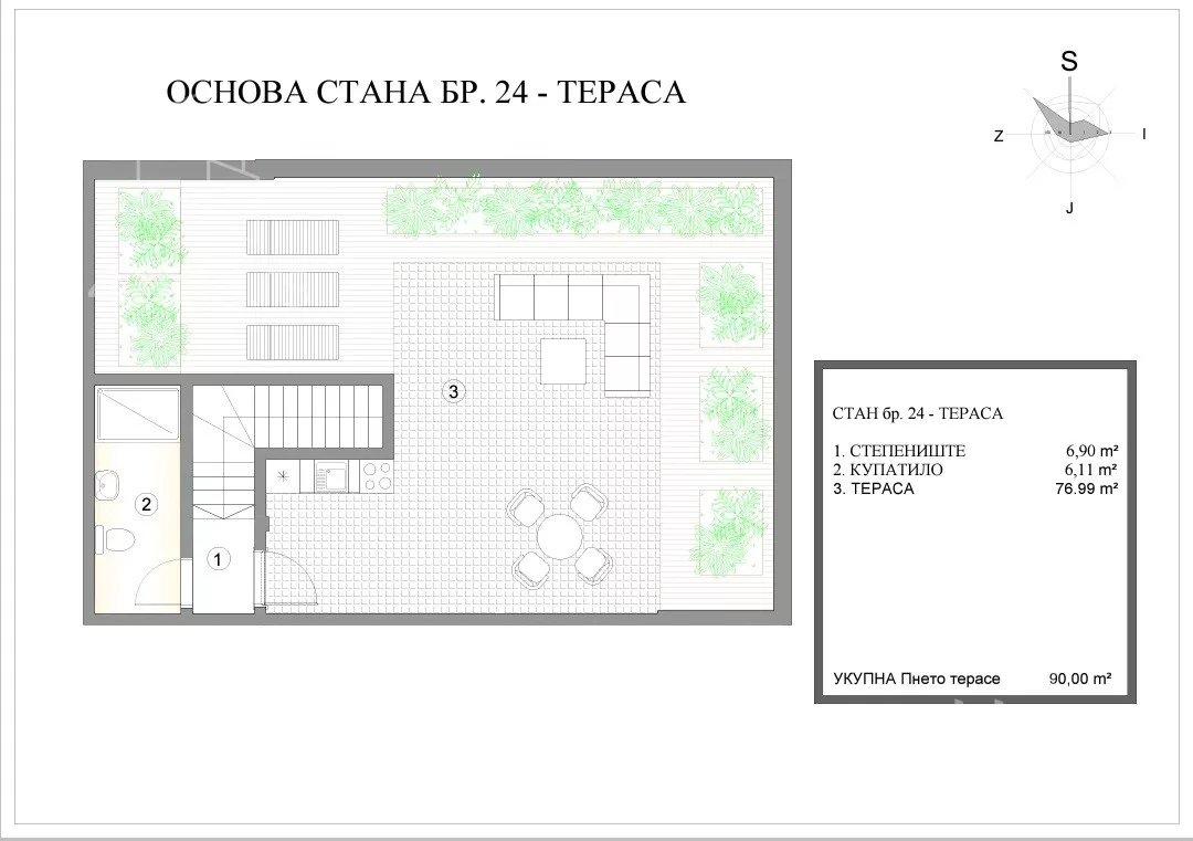 Trosoban stan | 4zida