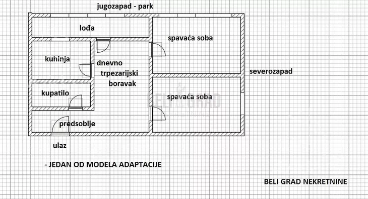 Jednosoban stan | 4zida