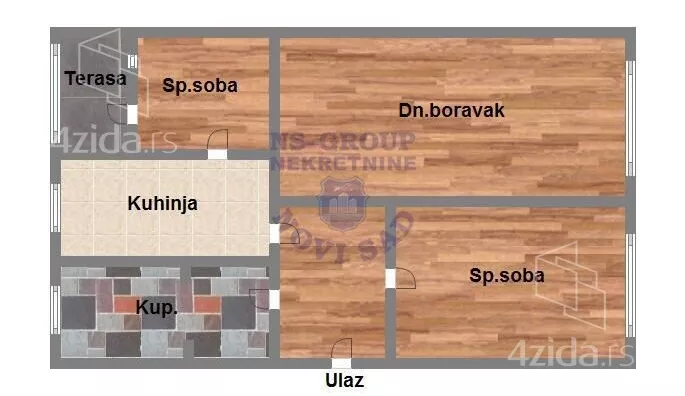 Dvoiposoban stan | 4zida