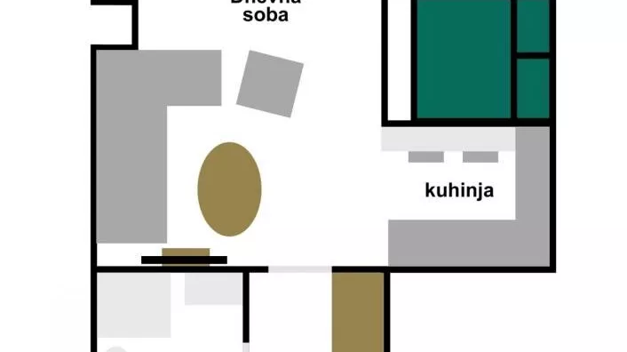 Jednoiposoban stan | 4zida