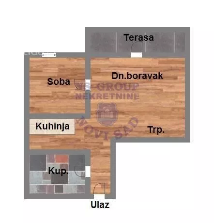 Jednoiposoban stan | 4zida