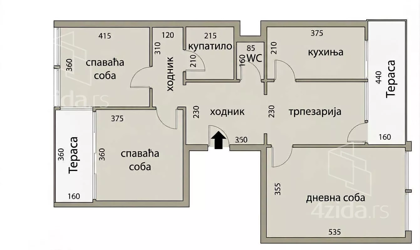 Trosoban stan | 4zida