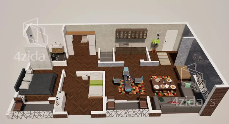 Dvosoban stan | 4zida