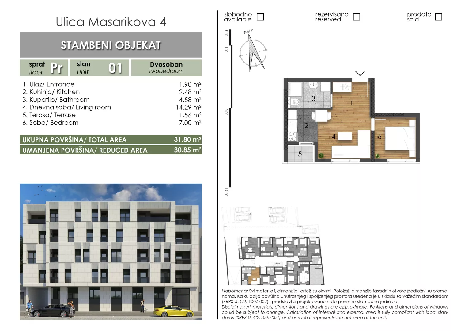 Dvosoban stan | 4zida