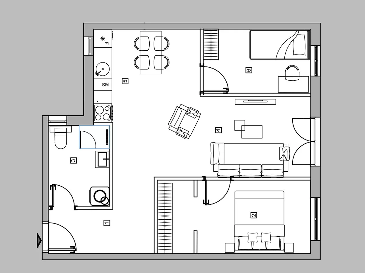 Dvoiposoban stan | 4zida