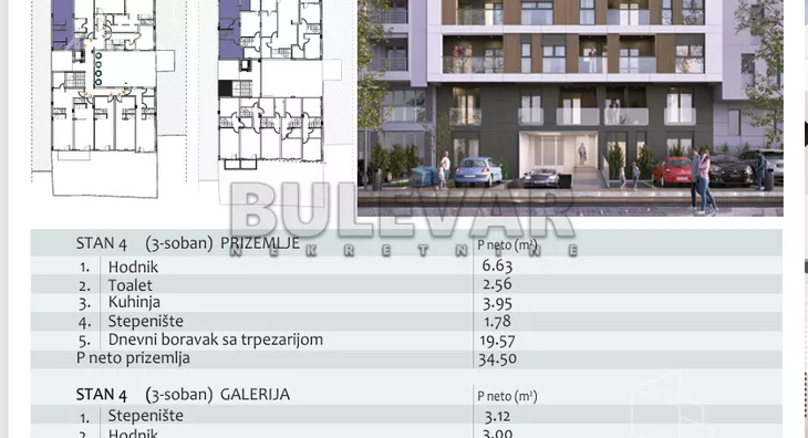 Trosoban stan | 4zida