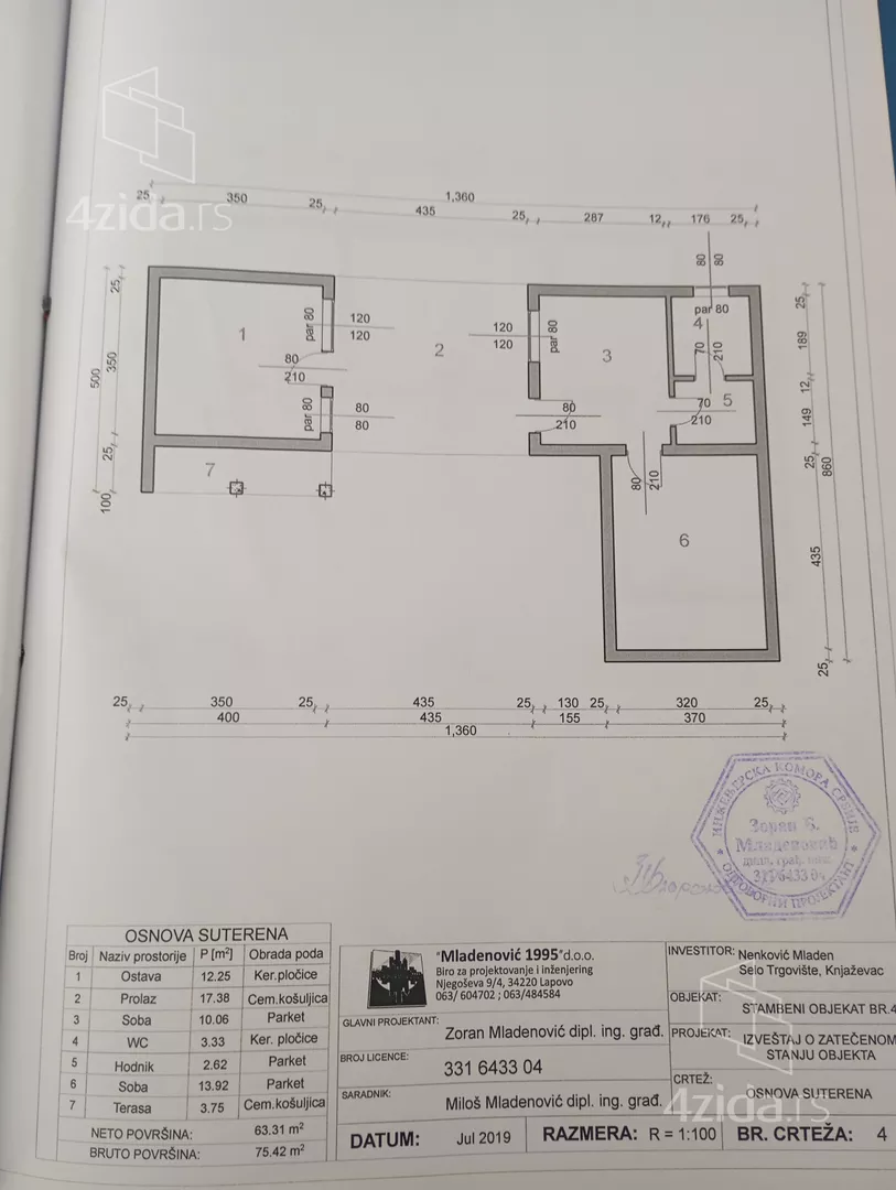 2-etažna kuća | 4zida