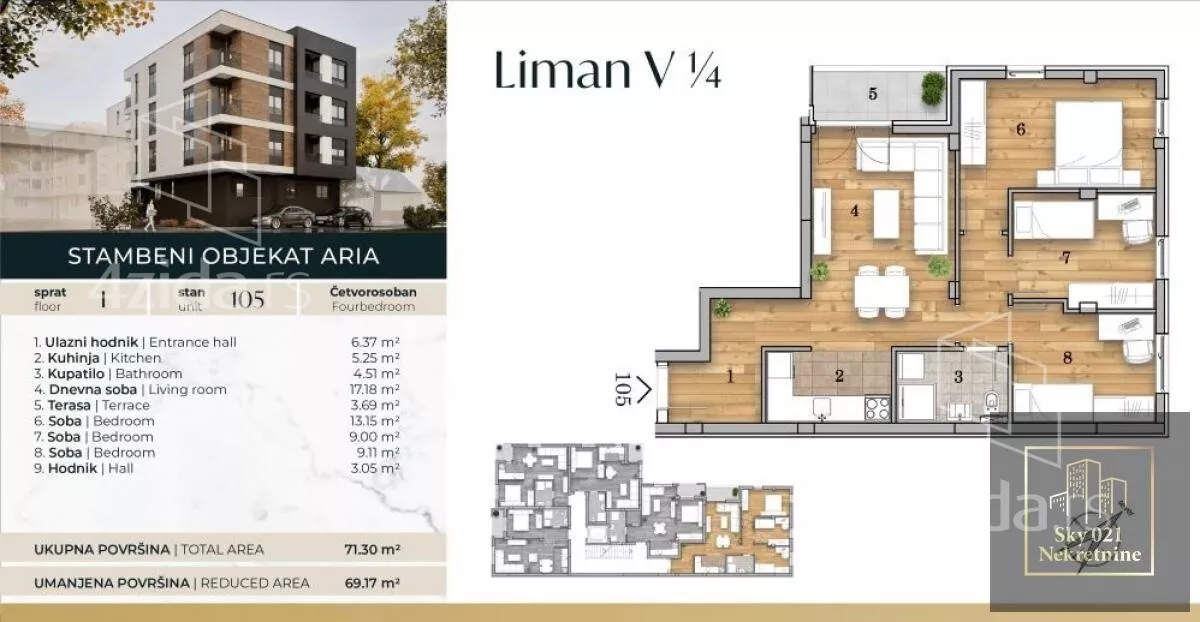 Četvorosoban stan | 4zida