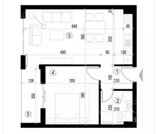 Dvosoban stan | 4zida