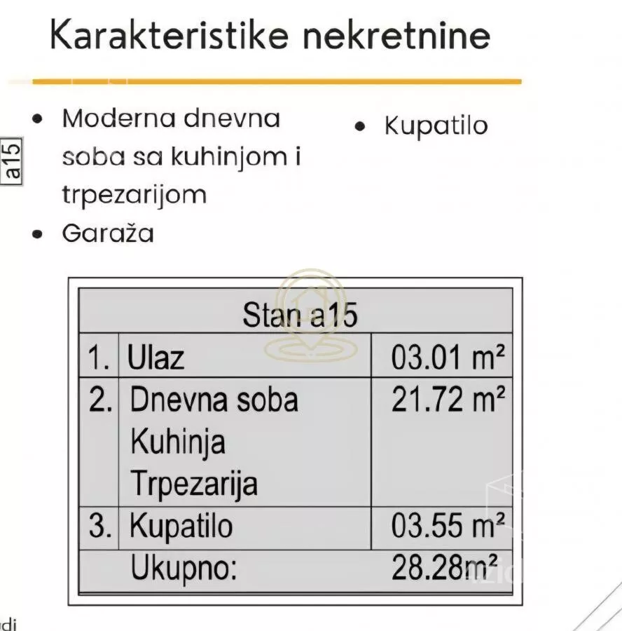Jednosoban stan | 4zida