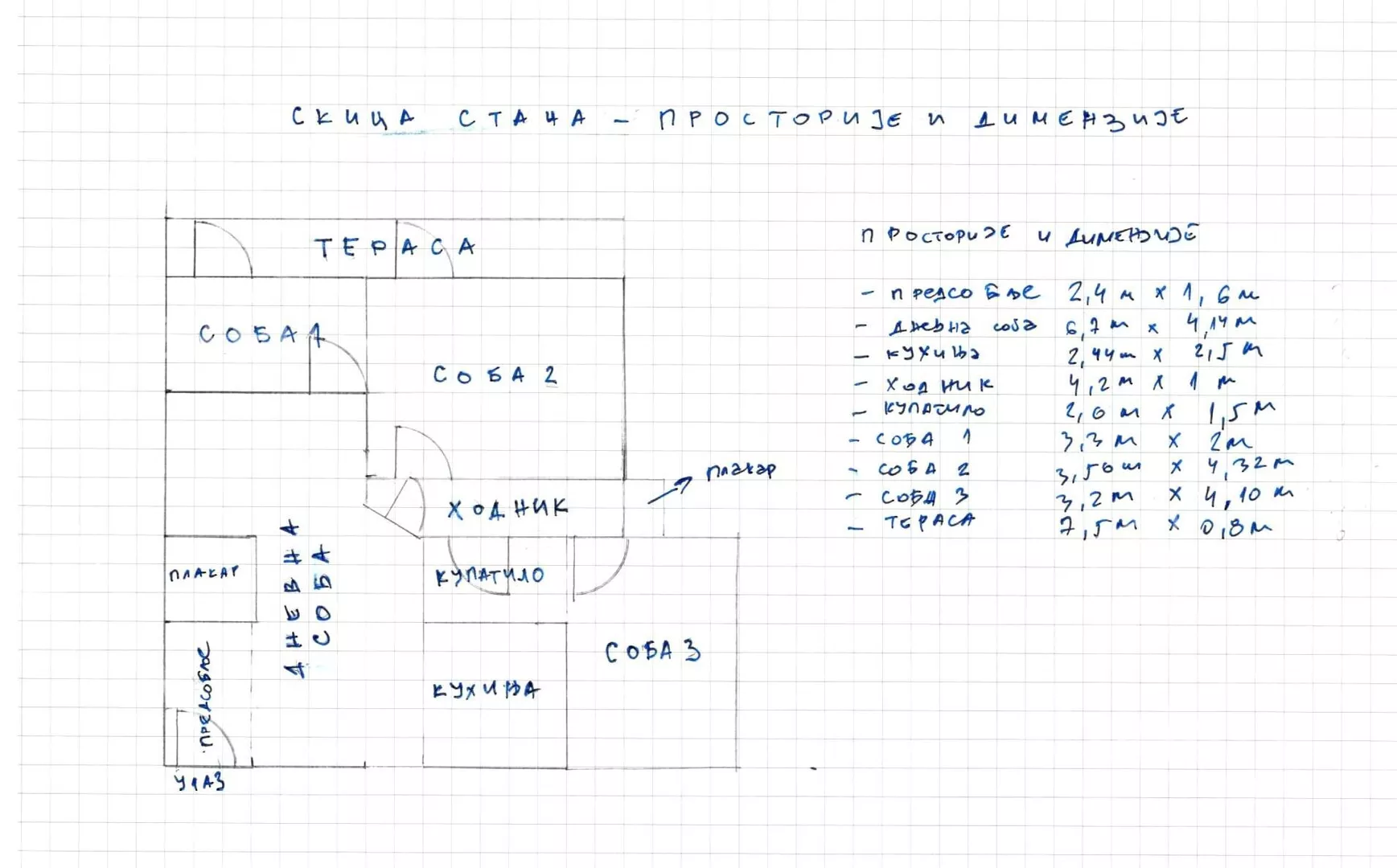 Troiposoban stan | 4zida