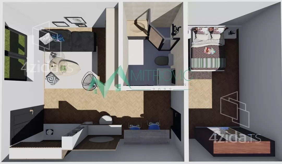 Jednosoban stan | 4zida