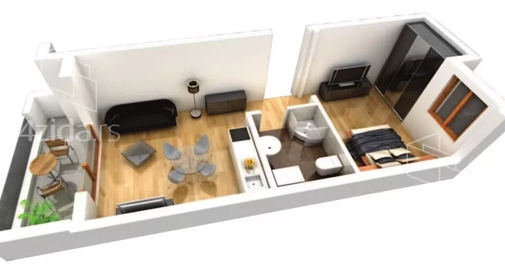 Jednosoban stan | 4zida