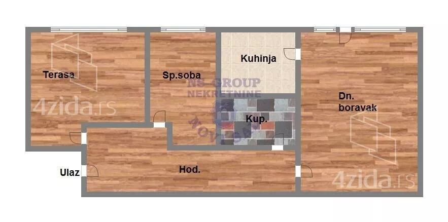 Trosoban stan | 4zida