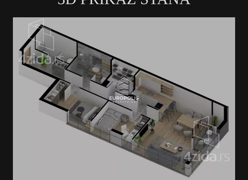 Dvoiposoban stan | 4zida