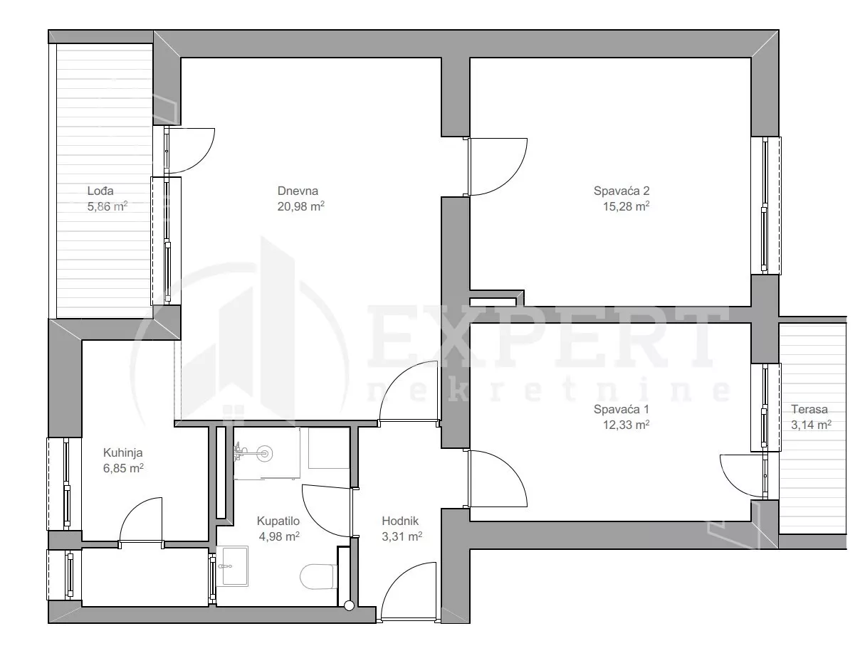 Dvosoban stan | 4zida