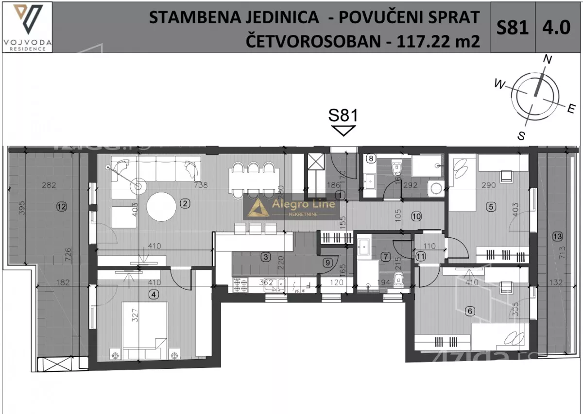 Četvorosoban stan | 4zida