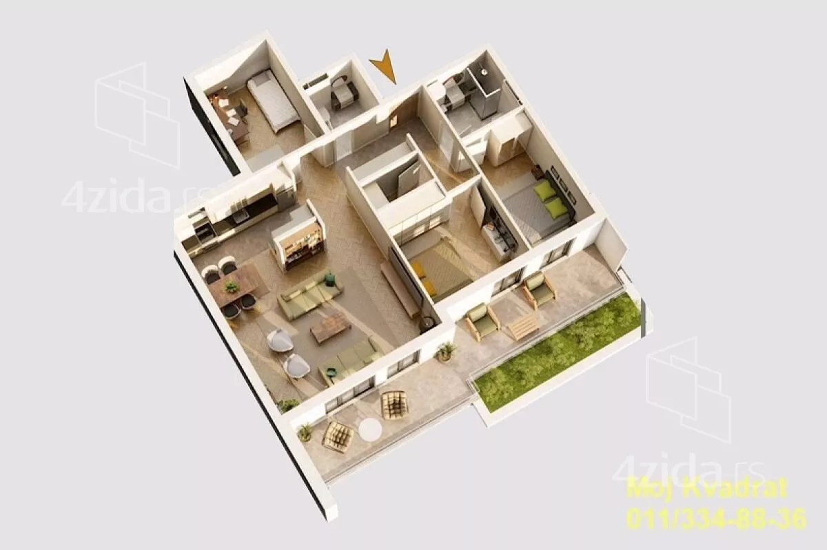 Četvorosoban stan | 4zida