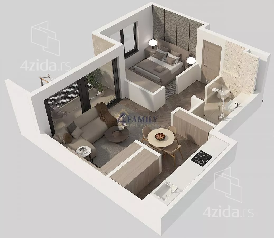 Dvosoban stan | 4zida