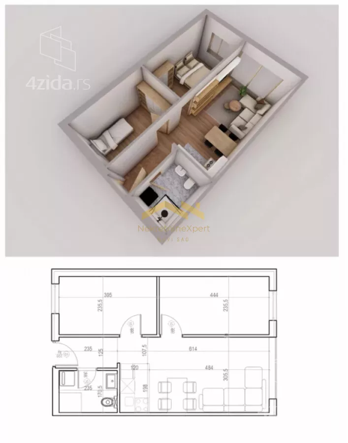 Trosoban stan | 4zida