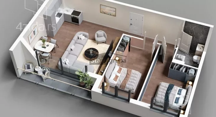 Trosoban stan | 4zida