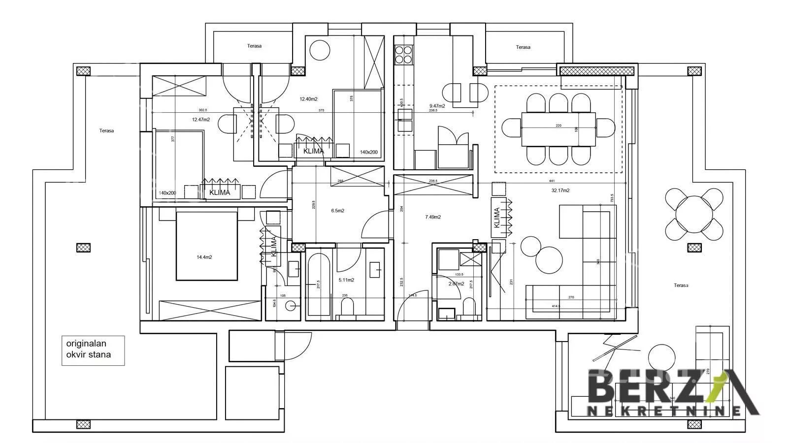 Četvoroiposoban stan | 4zida