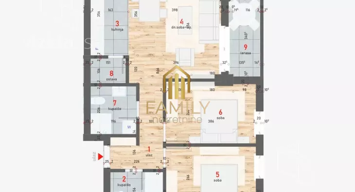 Trosoban stan | 4zida