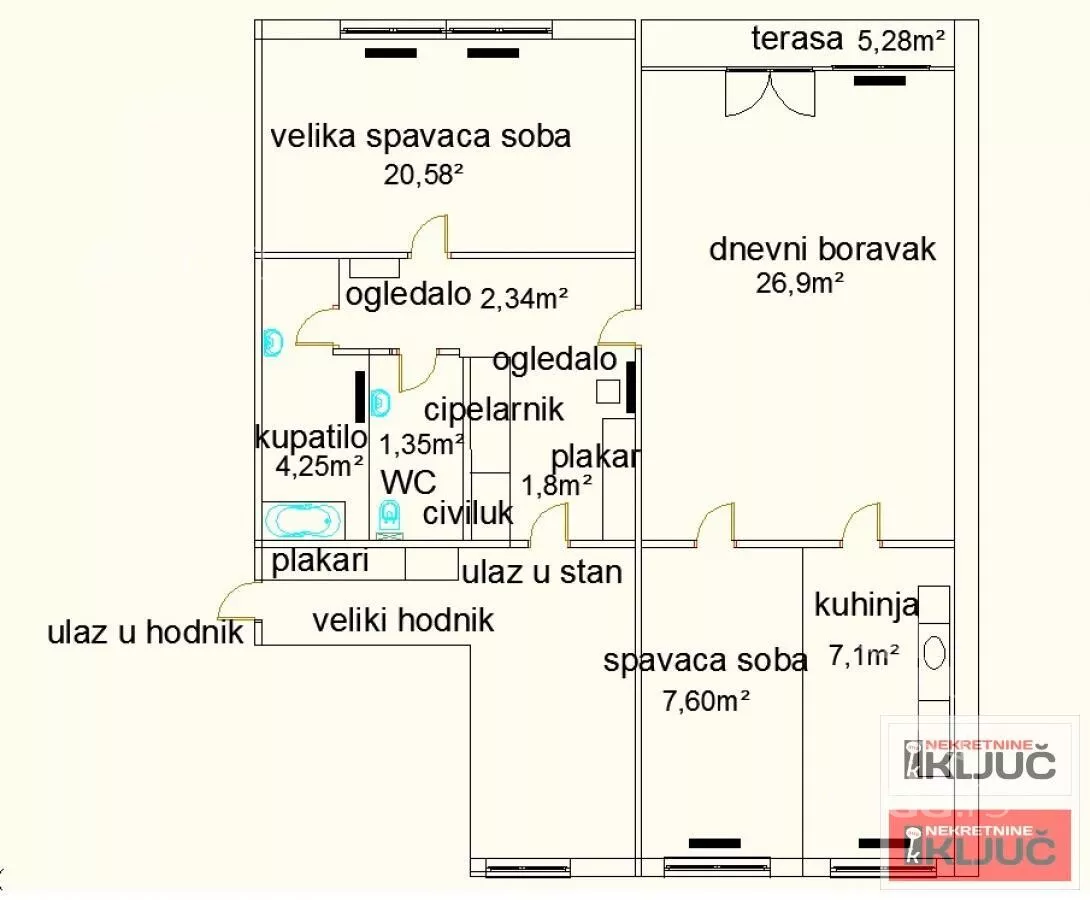 Dvoiposoban stan | 4zida