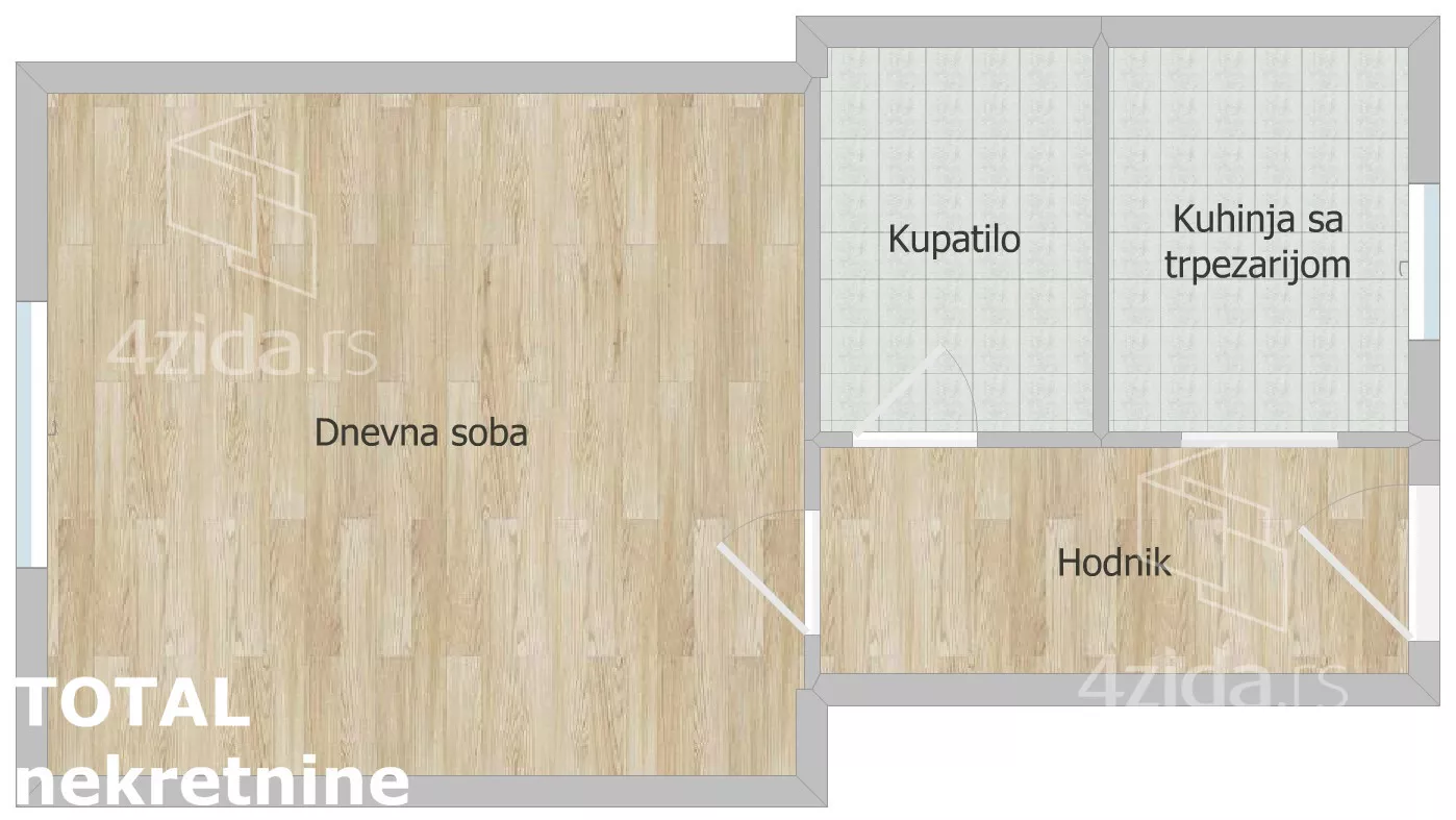 Jednosoban stan | 4zida