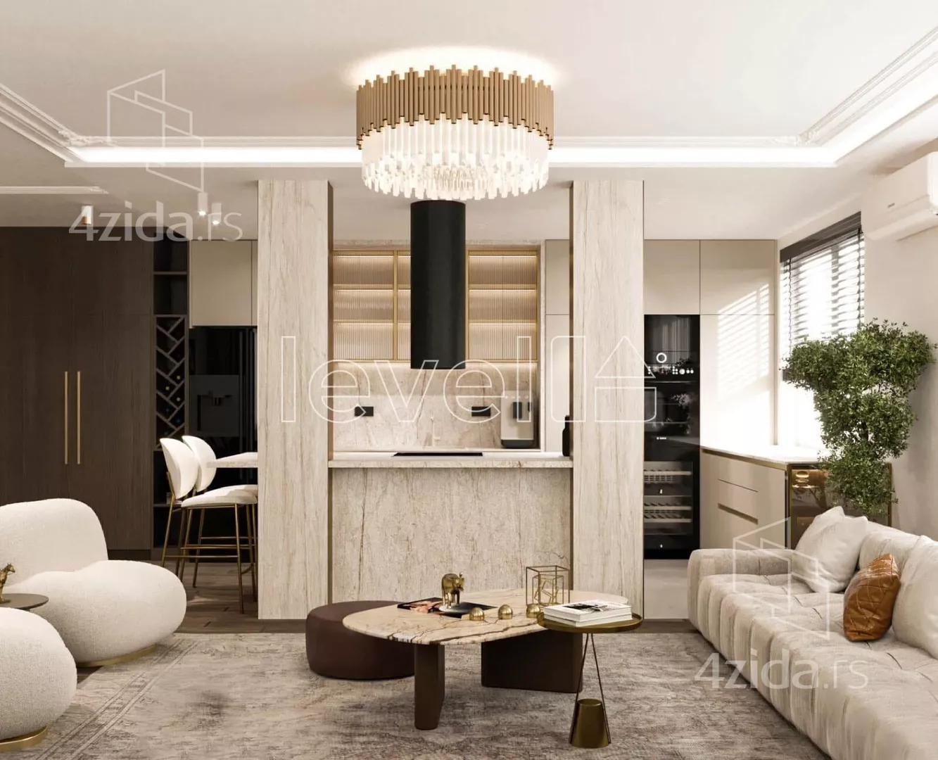 Četvoroiposoban stan | 4zida