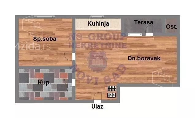 Dvosoban stan | 4zida
