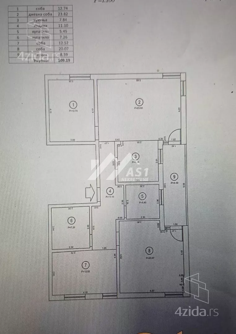 Četvoroiposoban stan | 4zida