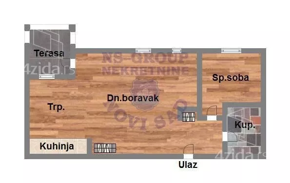 Jednoiposoban stan | 4zida