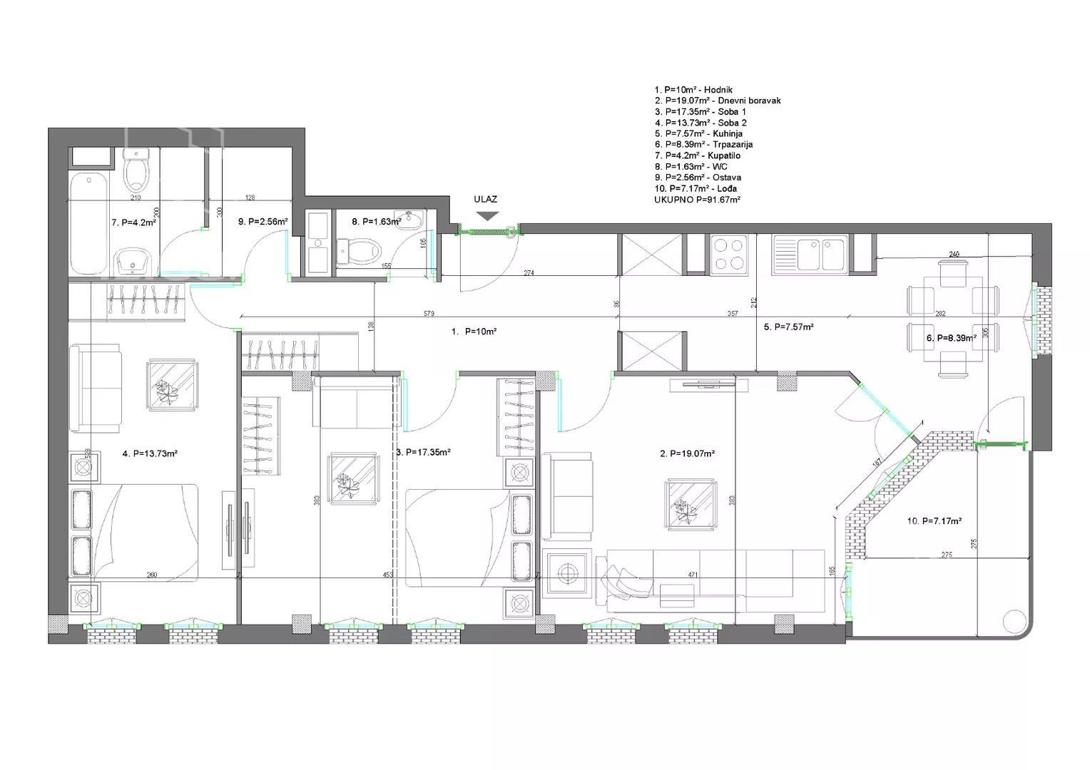 Trosoban stan | 4zida