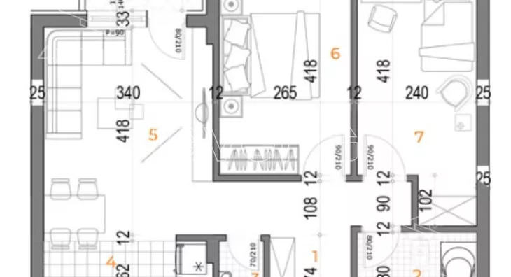 Trosoban stan | 4zida