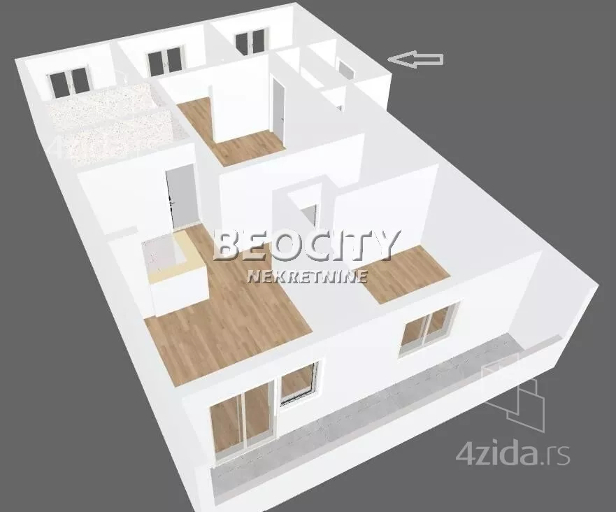 Petosoban stan | 4zida
