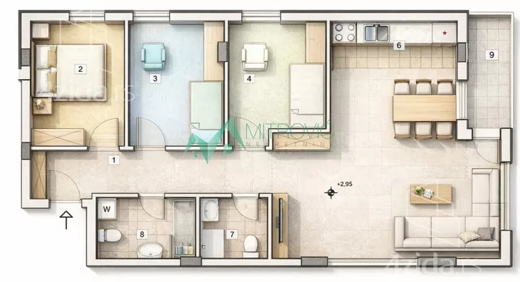 Troiposoban stan | 4zida