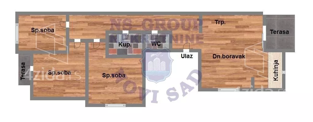 Troiposoban stan | 4zida