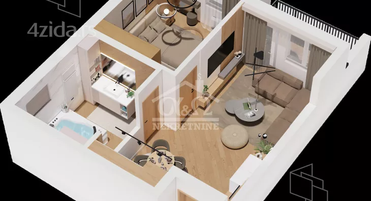 Jednosoban stan | 4zida