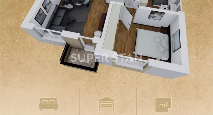 Dvoiposoban stan | 4zida