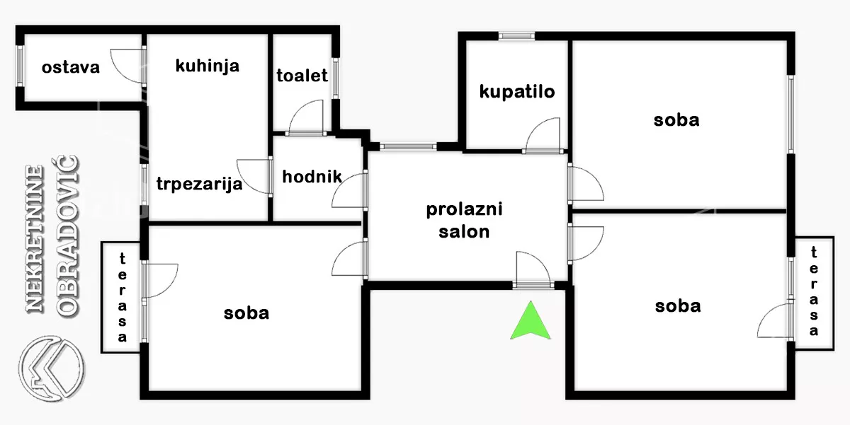Četvoroiposoban stan | 4zida