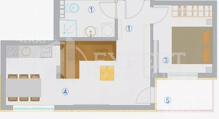 Jednoiposoban stan | 4zida