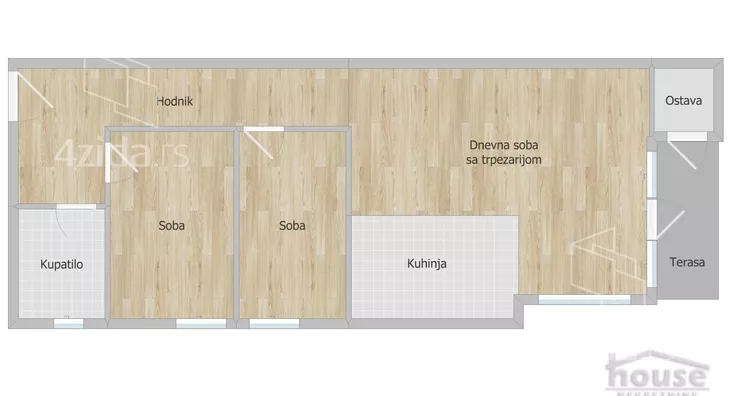 Trosoban stan | 4zida