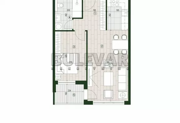 Dvosoban stan | 4zida