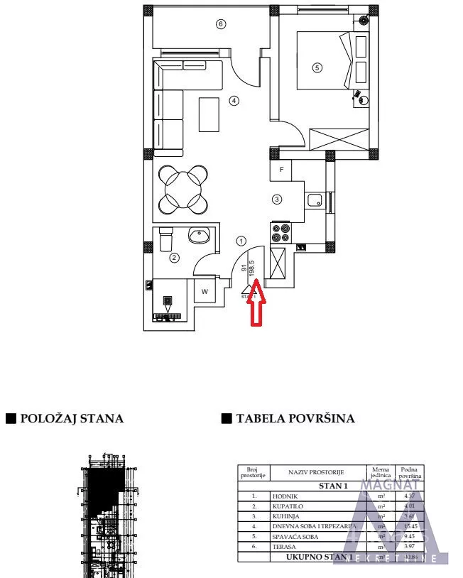 Dvosoban stan | 4zida